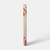 Aangepaste  Baseball Name Number Retro Samsung Galaxy Hoesje (Linkerkant)