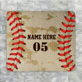 Aangepaste Baseball Name Number Retro Snijplank