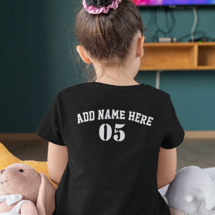 Aangepaste  Baseball Name Number Retro T-shirt