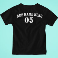 Aangepaste  Baseball Name Number Retro