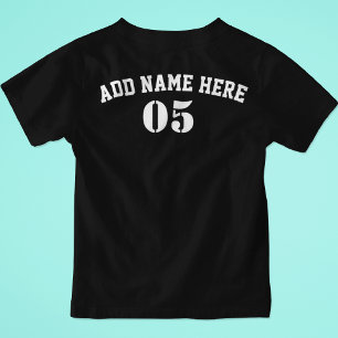 Aangepaste  Baseball Name Number Retro T-shirt