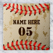 Aangepaste  Baseball Name Number Retro Tegeltje