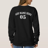 Aangepaste  Baseball Name Number Retro Trui (Achterkant)