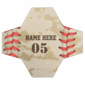 Aangepaste  Baseball Name Number Retro Voetbal (Enkel)
