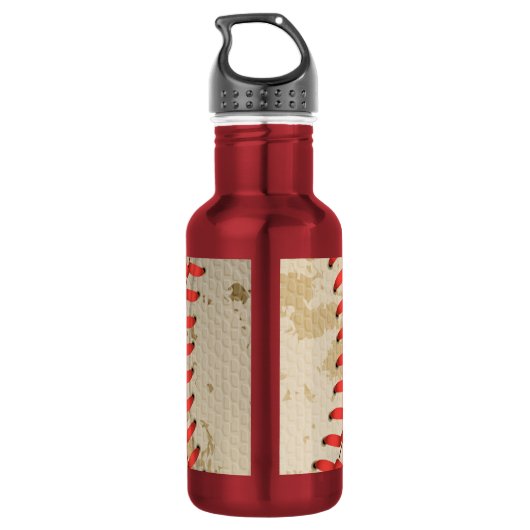 Aangepaste  Baseball Name Number Retro Waterfles (Achterkant)