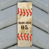 Aangepaste Baseball Name Number Retro Yogamat