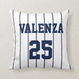 Aangepaste Baseball Pinstripe Uniform Jersey Kusse Kussen