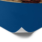 Aangepaste Baseball-Posters met Jouw tekst en KLEU Poster (Hoek)