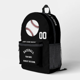 Aangepaste Baseball Rugzak – Gepersonaliseerde Tea