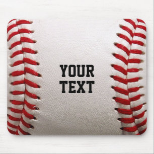 Aangepaste Baseball Stiksels & Lederen Sport Grafi Muismat