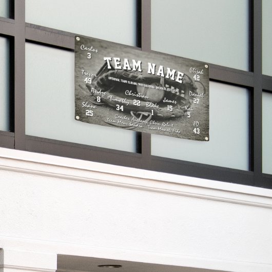 Aangepaste Baseball Team Spirit Banner (Buitenkant Gebouw)