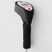 Aangepaste Baseball-teambrieven, naam- en afspeeln Golfheadcover (Schuin)