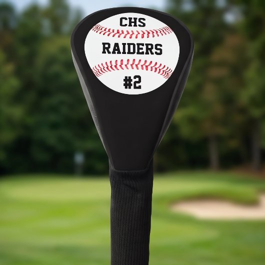 Aangepaste Baseball-teambrieven, naam- en afspeeln Golfheadcover