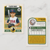 Aangepaste Baseball Trading Kaart,  Speler Kaart Contactkaartje (Voorkant / Achterkant)