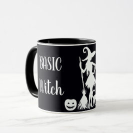 Aangepaste BASIC Hekserij met Kat Grappig Cadeau C Mok