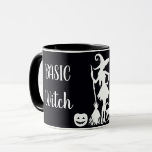 Aangepaste BASIC Hekserij met Kat Grappig Cadeau C Mok