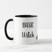 Aangepaste BASIC WITCH Broom Funny Gift Cool Aesth Mok (Links)