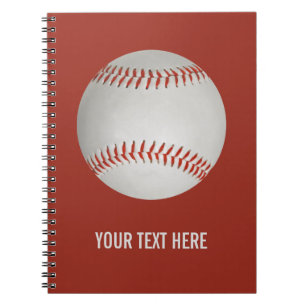Aangepaste basisballnotebook notitieboek
