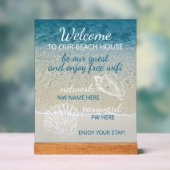 Aangepaste basisinstellingen voor thuisgebruik WiF Acryl Bord (Neutraal)