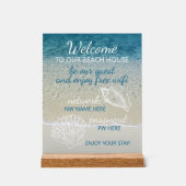 Aangepaste basisinstellingen voor thuisgebruik WiF Acryl Bord (Voorkant)