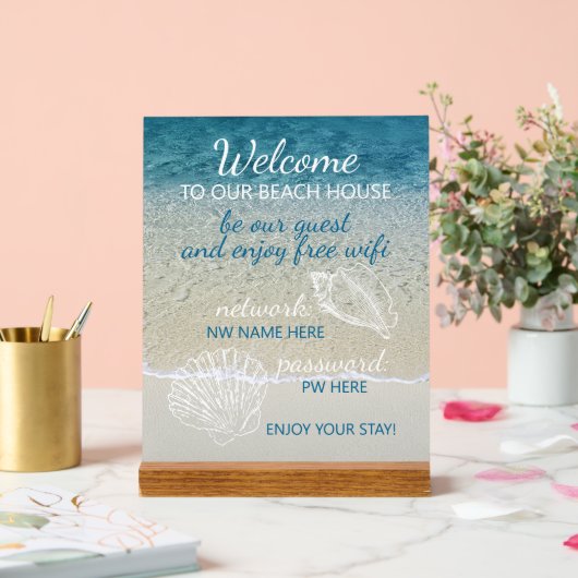 Aangepaste basisinstellingen voor thuisgebruik WiF Acryl Bord (Huwelijk)