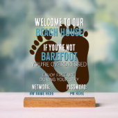 Aangepaste basisinstellingen voor thuisgebruik WiF Acryl Bord (Neutraal)