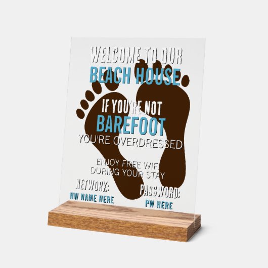 Aangepaste basisinstellingen voor thuisgebruik WiF Acryl Bord (Hoek)