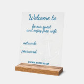 Aangepaste basisinstellingen voor thuisgebruik WiF Acryl Bord (Hoek)