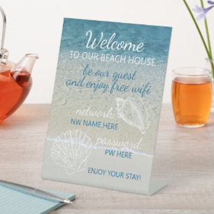 Aangepaste basisinstellingen voor thuisgebruik WiF Reclamebord Met Voetstuk