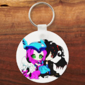 Aangepaste basiskunst sleutelhanger (Voorkant)