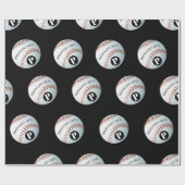 Aangepaste basismonogram cadeaupapier (Vlak)