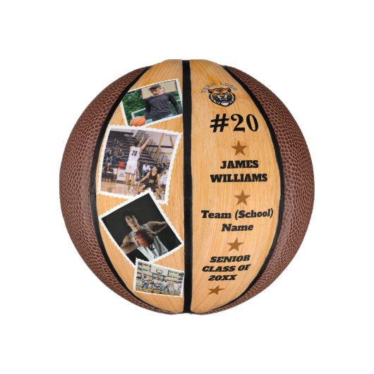 Aangepaste Basketbal Afstuderen Klasse van 2025 Fo (Verticaal)