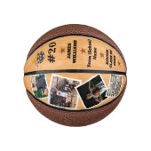 Aangepaste Basketbal Afstuderen Klasse van 2025 Fo (Voorkant)