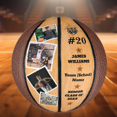 Aangepaste Basketbal Afstuderen Klasse van 2025 Fo