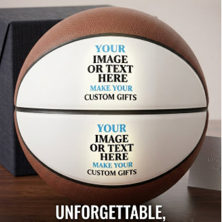 Aangepaste basketbal, gepersonaliseerde Hoops Gift Basketbal