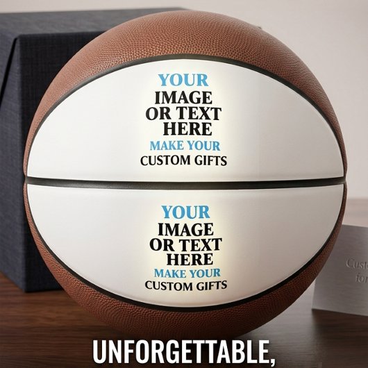 Aangepaste basketbal, gepersonaliseerde Hoops Gift Basketbal