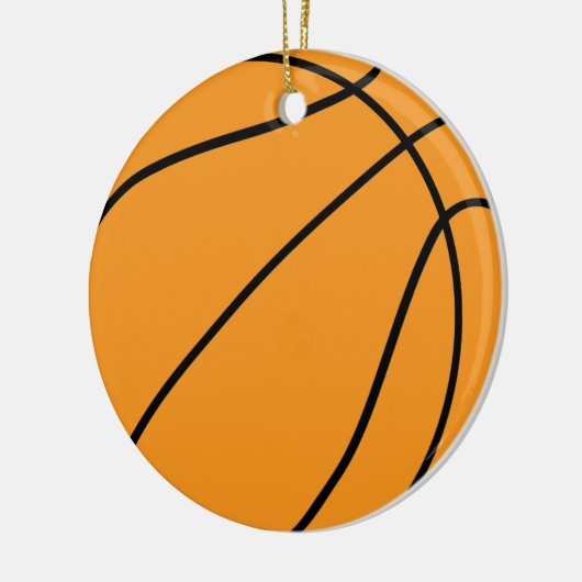 Aangepaste Basketbal Liefhebber Gift voor Sport Te Keramisch Ornament (Links)