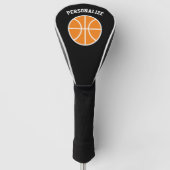 Aangepaste basketbal logo golfcover golfheadcover (Voorkant)