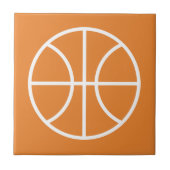 Aangepaste basketbal logo tegeltje (Voorkant)
