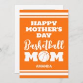 Aangepaste Basketbal Moeder Moederdag Foto Platte  (Voorkant / Achterkant)