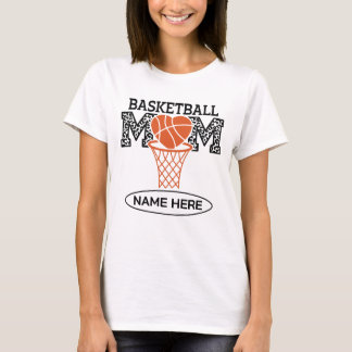 Aangepaste Basketbal Moeder  T-shirt