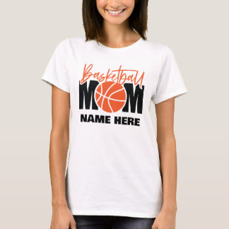 Aangepaste Basketbal Moeder  T-shirt