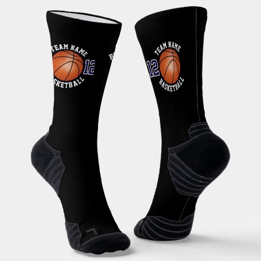 Aangepaste Basketbal Sokken (Gebogen)