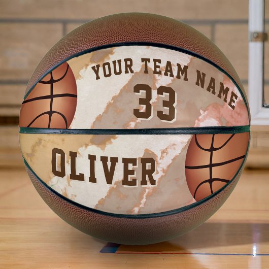 Aangepaste Basketbal Speler Naam Nummer Team