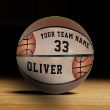 Aangepaste Basketbal Speler Naam Nummer Team Naam