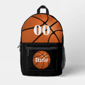 AANGEPASTE BASKETBAL TAS PERSONALISEER SPORTTAS (Voorkant)