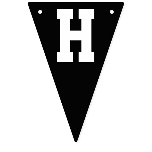 Aangepaste basketbal verjaardagsfeestje vlaggetjes (Tweede vlag)