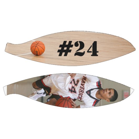 Aangepaste basketbal - Voeg uw afbeelding & nummer (Panelen)