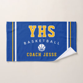 Aangepaste basketbalcoach handdoek, teamcadeau voo handdoek