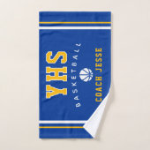 Aangepaste basketbalcoach handdoek, teamcadeau voo handdoek (Handdoek)